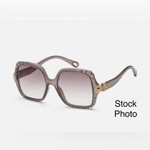 CHLOE Beautiful Women's Grey Square Sunglasses CE746S-036